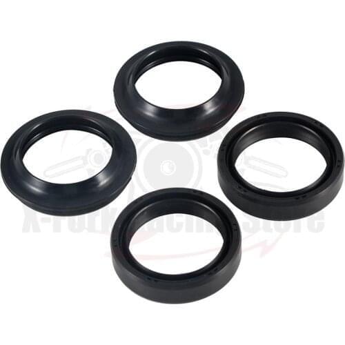4PCS SET Kit Fork Oil Seals 2PCS & Dust Seals 2 PCS For Yamaha FZR 400RR 1990-1992 1991