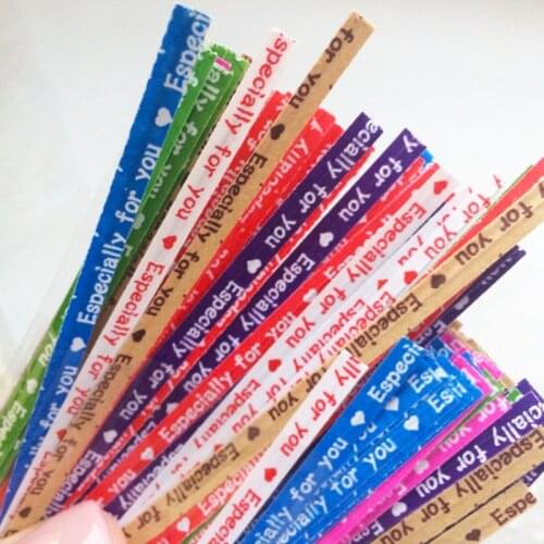 500pc Cookie Candy Bag Seal Packing Ties DIY Gift Wrapping Packing Tie Party Wedding Bakery Especially Twist Ties Home Decor