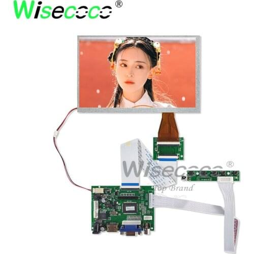 7 inch LCD Display Screen 800*480 A070VW04 V0 Monitor Remote Driver Board HDMI VGA For Raspberry Pi 3 2