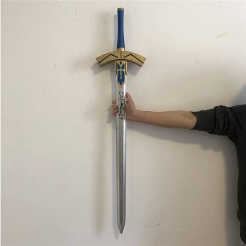 Anime Fate Stay Night Sword Weapon Saber Alter Katana Cosplay Excalibur Play Game Knife Samurai Espada PU Prop Toys For Teens