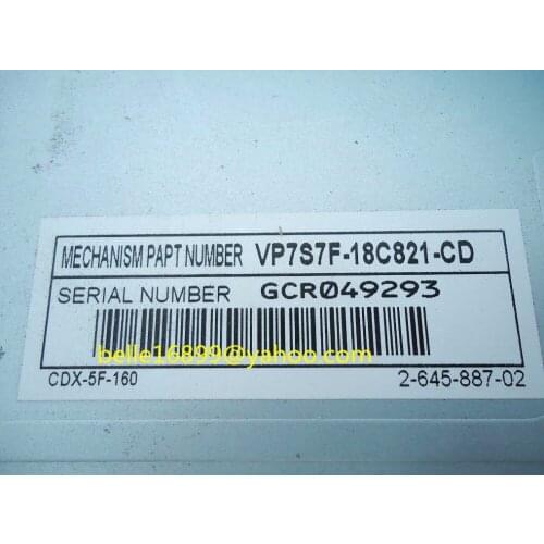 Free EMS/ DHL shipping Top quality 6 DISC CD CHANGER VP7S7F-18C821 MECHANISM CDX-5F661RVA CDX-5F-160 TUNER For For d CAR RADIO