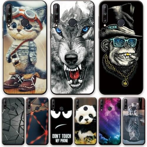 Case For Huawei Y6P Case Soft Silicone Huawei Y6P Back Cover For Huawei Y6P Black TPU Phone Cases For Huawei Y6P Funda