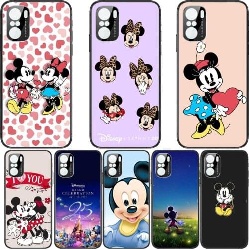 Baby Mickey Mouse Phone Case For xiaomi redmi POCO F1 F2 F3 X3 Pro M3 9C 10T Lite NFC Anime Black Cover Silicone Back Prett mi 1