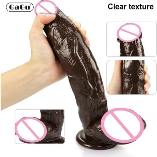 GaGu Big Coffee Dildo no vibrator suction cup dildo realistic huge horse dildos no vibrators adult toys toys for woman sex shop