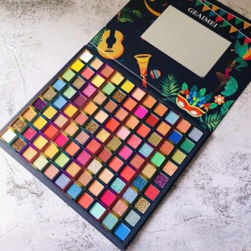 GEAIMEI 99 Colours Eyeshadow Palette Matte Glitter Pearlescent Eyeshadow Palette Brazilian High-gloss Glitter Pearlescent Matte