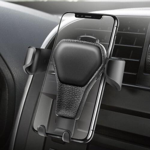 Gravity Car Air Vent Clip-on phone holder for Abarth Fiat Renault Megane 2 Captur Mitsubishi ASX Jeep Wrangler Peugeot 508 406