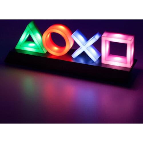 Game Icon Lamp Desk Setup Lighting Decor Atmosphere Neon Dimmable Bar Club KTV Wall Decoration Commercial Colorful Night Light