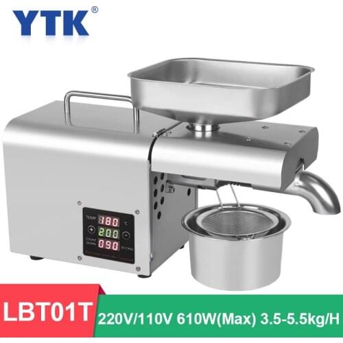 LBT01T oil press household high power cold press oiler peanut sesame olive oil pressing equipment