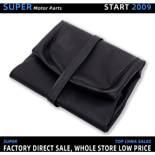 Motorcycle Accessories Seat Cushions Leather Cover Seat Waterproof For Kawasaki ZRX400 ZRX 400 Oil cold Pedestal