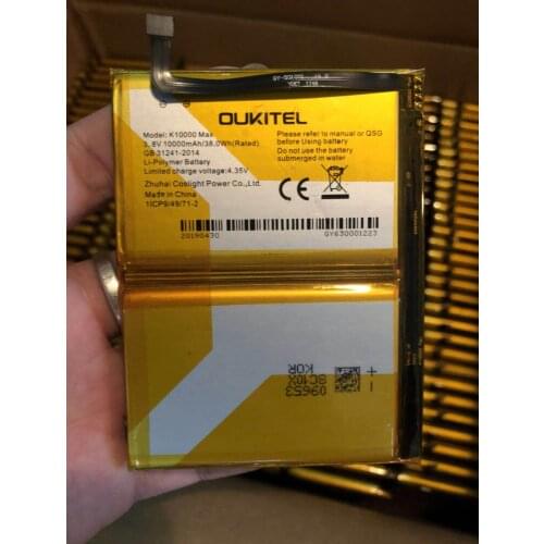 Real 10000mAh for Oukitel K10000 MAX Battery Replacement Batteries Bateria For Oukitel K10000 MAX Smart Phone battery