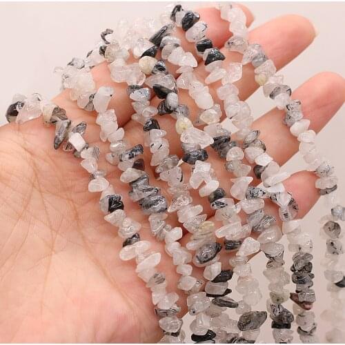 Natural Crystals Stone Beads Irregural Gravel Loose Beads For Jewelry Making DIY Necklace Bracelet 3x5-4x6mm Length 40cm