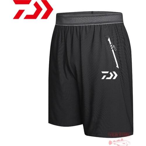 Daiwa Fishing Clothes Summer Outdoor Sports Wear Hiking Climbing Shorts Fishing Pants Men Breathable Quick Drying Fishing Pants