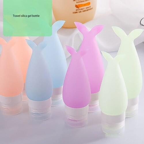 Portable Empty Silicone Refillable Bottles Cosmetic Cream Lotion Travel Bottle Shampoo Bath Container Squeeze Tubes Makeup Tool