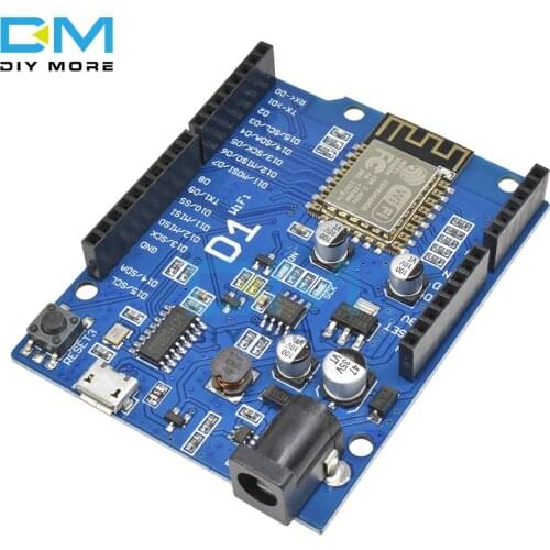 Smart Electronics ESP-12E WeMos D1 R3 CH340 CH340G WiFi Development Board Based ESP8266 Shield for Arduino Compatible IDE