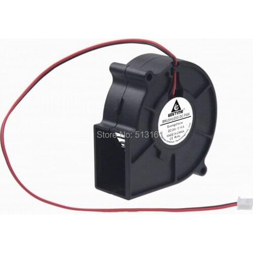 10 Pieces Gdstime 75x75x30mm 7530 7cm 75mm 24V 2Pin DC Cooling Blower Fan