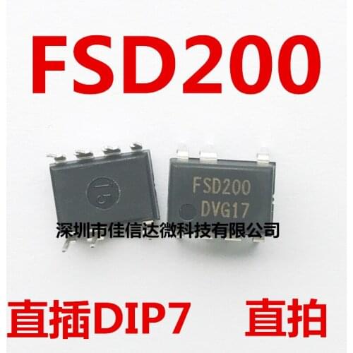 100% New Original 5pcs/lot High Quality FSD200 200 DIP-7