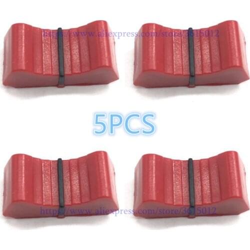 5pcs red color Mixer fader knob Slider Fader Knobs replace for ALLEN & HEATH XONE 1D 2D 3D 4D 32 62 464 S2
