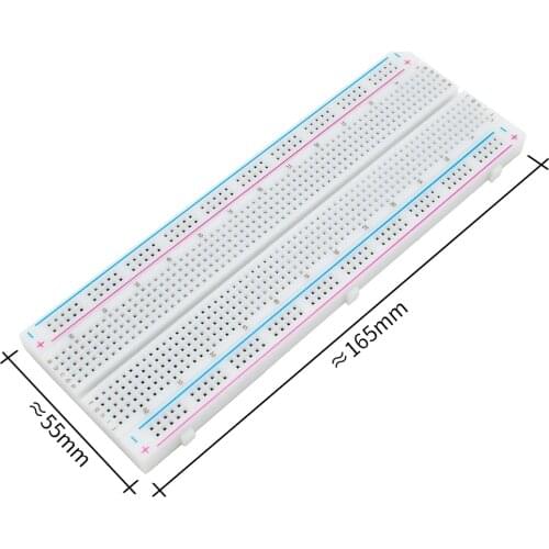 FREE SHIPPING! 10pcs/lot Breadboard 830 Point Solderless PCB Bread Board MB-102 MB102 Test Develop DIY