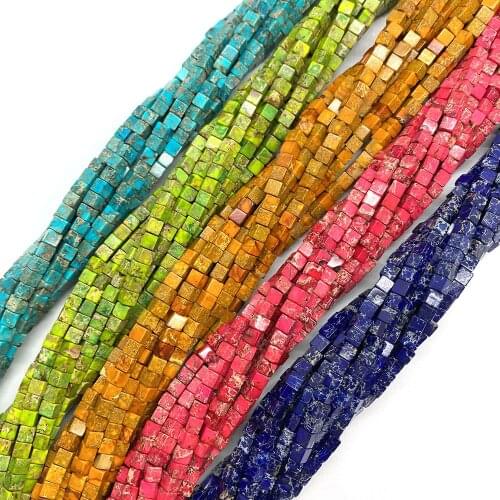 Natural Stone Colored Bead Imperial Stone Suitable for DIY Jewelry Making Bracelets Necklaces Crafts and Decorative Accessories