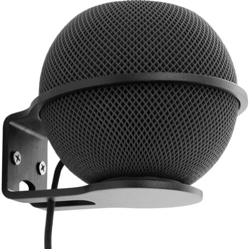 For Apple HomePod mini smart speakers Wall Mount for Apple HomePod Mini Metal Wall Holder Bracket with Mounting Accessories