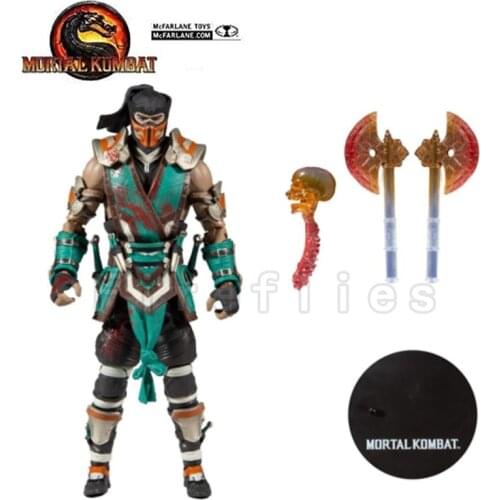 7inches McFARLANE Action Figure Mortal Kombat XI Sub-Zero (Bloody Frozen Over Ver.) Anime Model For Gift Free Shipping