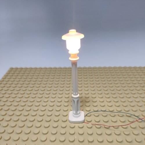 City Sets Model Warm White Street Light Toys For Children Hobbies DIY Accessories Kids Education Gifts Building Blocks Cities