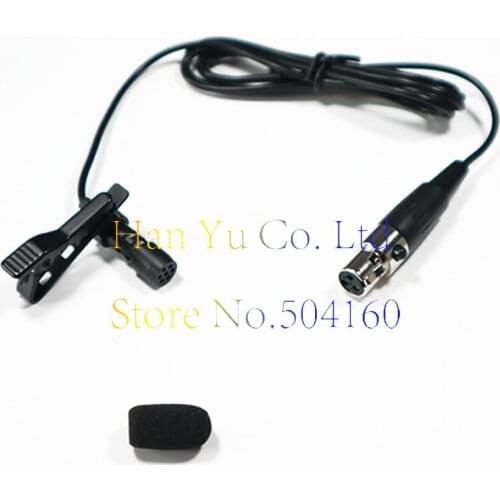 Top Quality Cardioid Lapel Tie Clip-on Lavalier Condenser Microphone XLR 3PIN free shipping