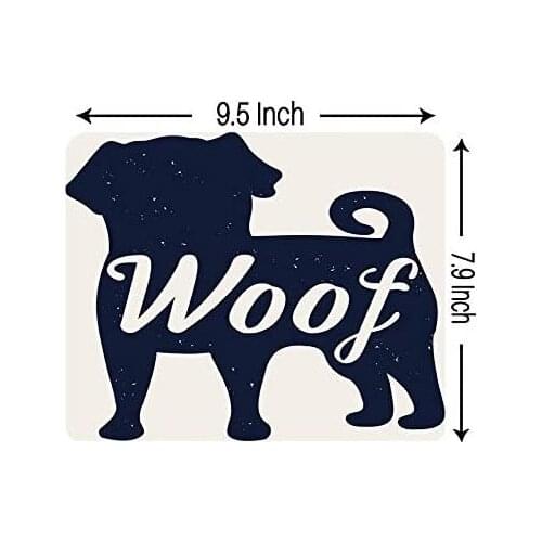 Bible Verse Mouse Pad with I Can Do All Things Through Christ Christian Lettering Quote Gaming Mouse Mat Non-Slip Rubber