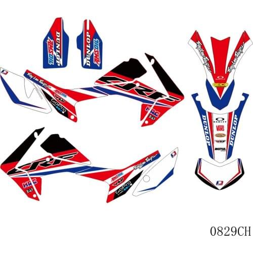 Full Graphics Decals Stickers Motorcycle Background Custom 3M For HONDA CRF250L CRF 250L 2012 2013 2014 2015 2016 2017 2018