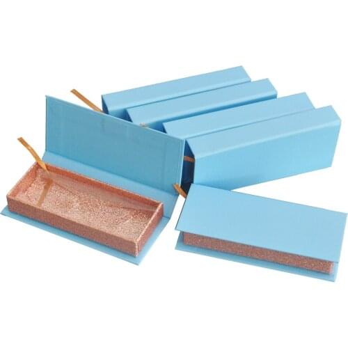 Wholesale Eyelash Packaging Box Lash Boxes Packaging Custom Faux Cils 3D Mink Eyelashes Package Makeup Case Vendors Stock In US