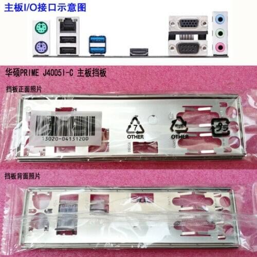 Original IO I/O Shield BackPlate Blende Bracket For Asus PRIME J4005I-C