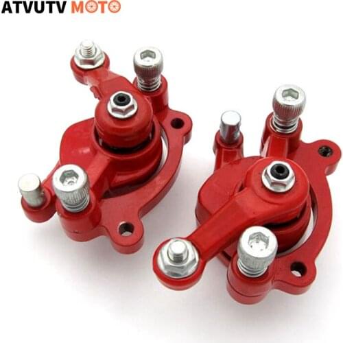 1 Pair Front and Rear Disc Brake Caliper For 47cc 49cc 43cc 47cc 49cc Chinese Mini Moto ATV Quad Dirt Pocket Bike MBX10 MBX11
