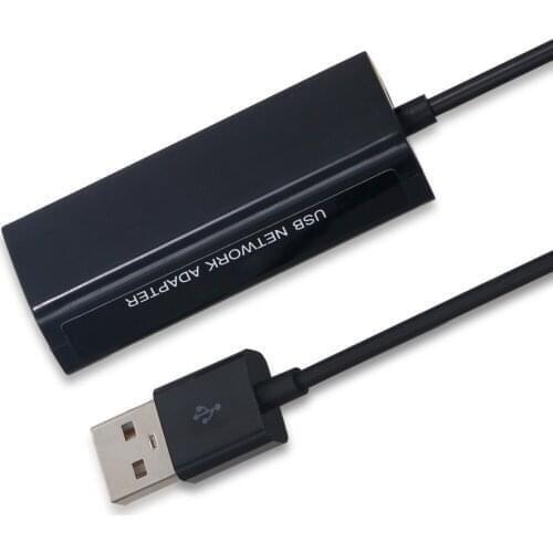 100pcs Black NEW 100Mbps USB Ethernet Network Card For Switch Lan Connection Adapter