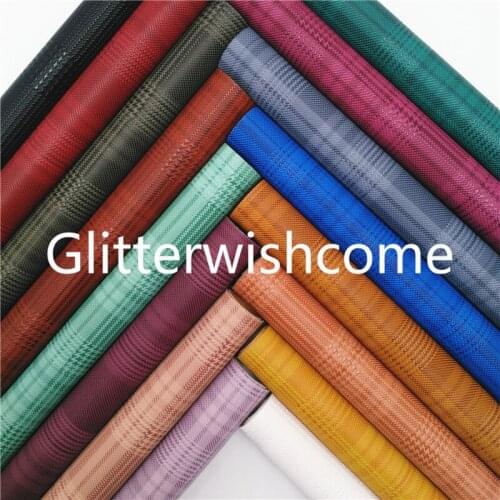 Glitterwishcome 21X29CM A4 Size Vinyl For Bows Embossed Thousands Birds Synthetic Leather Faux Leather Sheets for Bows, GM775A