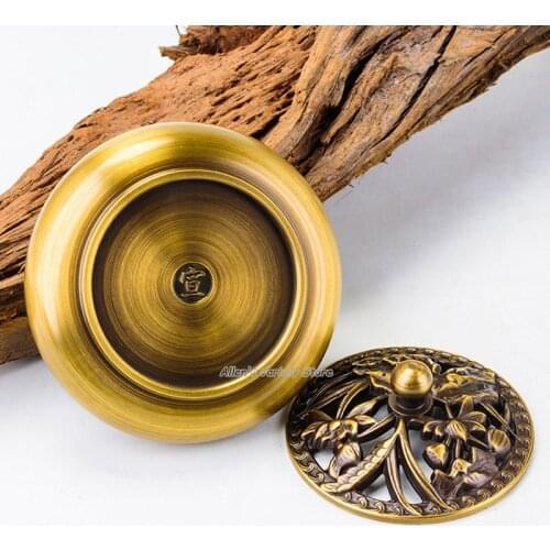 High quality Metal Alloy Brass Pure Copper lotus Coils incense Zinc Alloy Censer Thurible burner Incense burner incensory