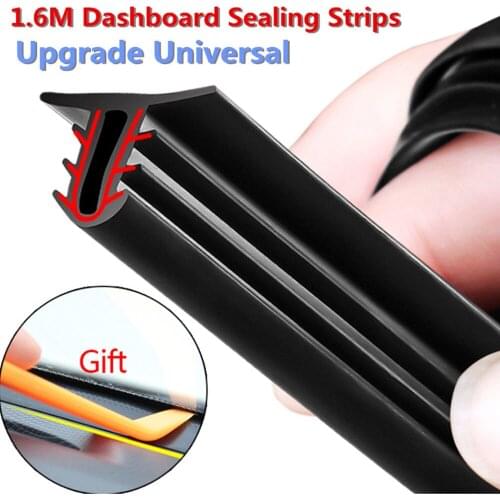 1.6M Car Dashboard Strip Front Sealing Rubber for Chevrolet Blazer Traverse Tahoe Equinox Trax Sonic FNR-X Bolt