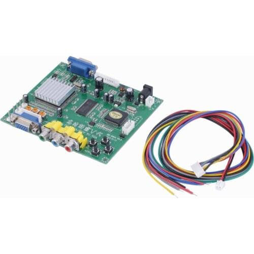 1 Set New RGB CGA EGA YUV to VGA HD Video Converter Board Moudle HD9800 GBS8200