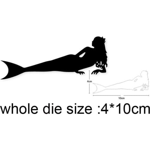 2020 new Craft dies Lying Beauty Mermaid Metal Cutting Dies Stencils for DIY Scrapbooking dies Embossing Album Paper Card Album