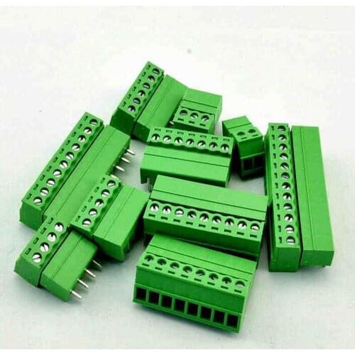 30Set/Lot KF2EDG 3.81MM 4Pin Straight Plug-in Screw Terminal Connector 3.81 4P