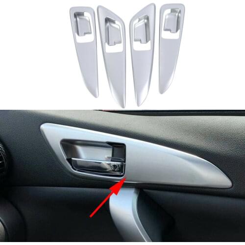 Chrome Accessories Door Side Handle Armrest Protector Cover Trim Fit For Mitsubishi Eclipse Cross 2018 2019 2020