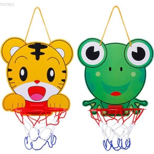 2 Style Indoor Adjustable Hanging Basketball Netball Hoop Basketball Box Mini Basketball Board for Game Children Kids Game Gifts