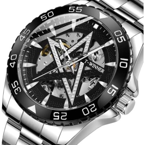 New 4140 Watches Waterproof Stainless Steel Fashion Luminous Custom Gold Mechanical Wrist Watches for Men