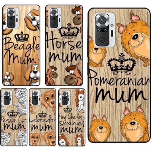 Rottweiler mum Beagle puppy dog pet For Xiaomi Redmi Note 10 Pro 8T 9S Note 7 8 9 Pro Phone Case For Redmi 9C 9T 9 9A 8A K40