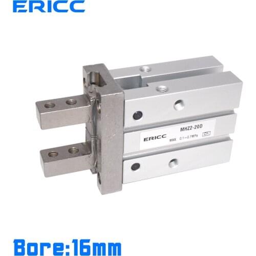 SMC Type Double Acting Air Gripper Pneumatic Finger Cylinder MHZ2-16D