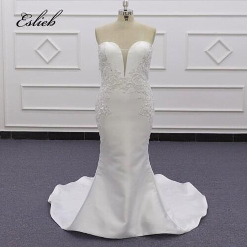 Eslieb Satin Wedding Dresses
