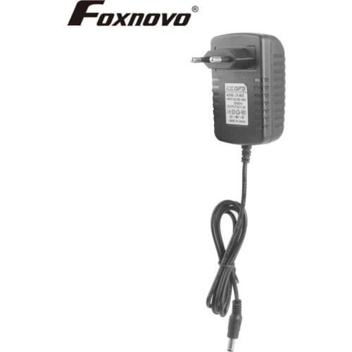 Foxnovo AC 100-240V DC 6V 2A Power Adapter 5.5mmx2.1mm EU Plug Charger