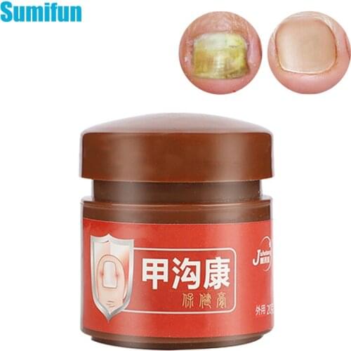 1pc 20g Fungal Nail Repair Cream Remove Gel Anti Infection Paronychia Ointment Onychomycosis Herbal Medical Plaster