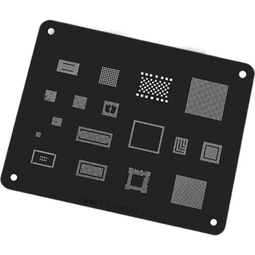 M4YC Square Hole Planting Tin Steel Grid High Precision Suitable for Tablet Computer Reballing Stencil for Smartphone