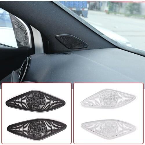 Alloy Car Dashboard A-pillar Speaker Net Cover Trim For Mercedes Benz B GLB GLA Class W247 X247 X156 2020 Interior Accessories