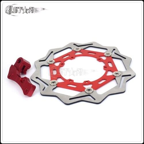 Motorbike 270MM Front Floating Brake Disc Rotor Adaptor For HONDA CR125R CR250R CRF250R CRF250X CRF450R CRF450X CR CRF CRE